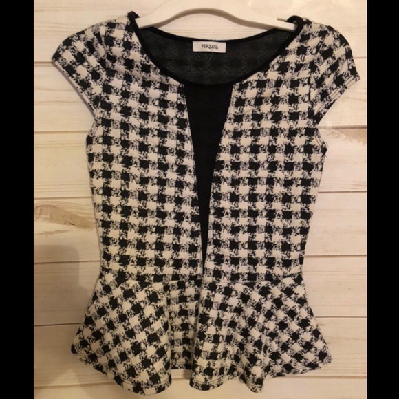 Houndstooth blouse - Picture 1 of 2